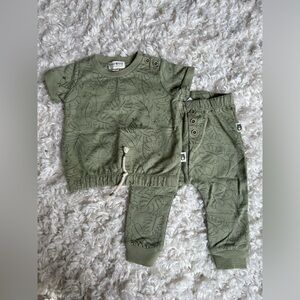 Rabbit + Bear - Organic Cotton Set - 6-9m